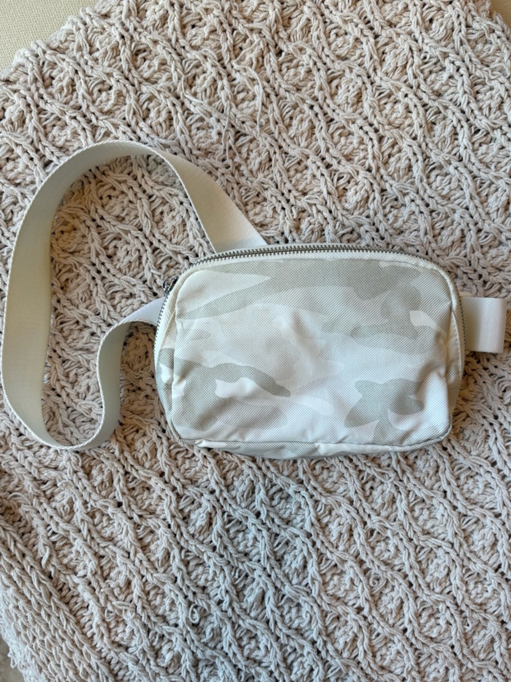 Neutral Camo Crossbody Belt Bag - Lightweight Everyday Carry